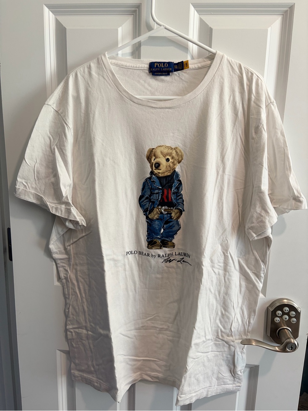 Ralph Lauren Polo Bear Men's White Graphic T-Shirt
